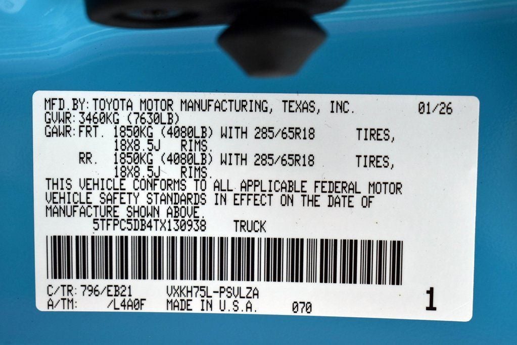2026 Toyota Tundra i-FORCE MAX Tundra TRD Pro