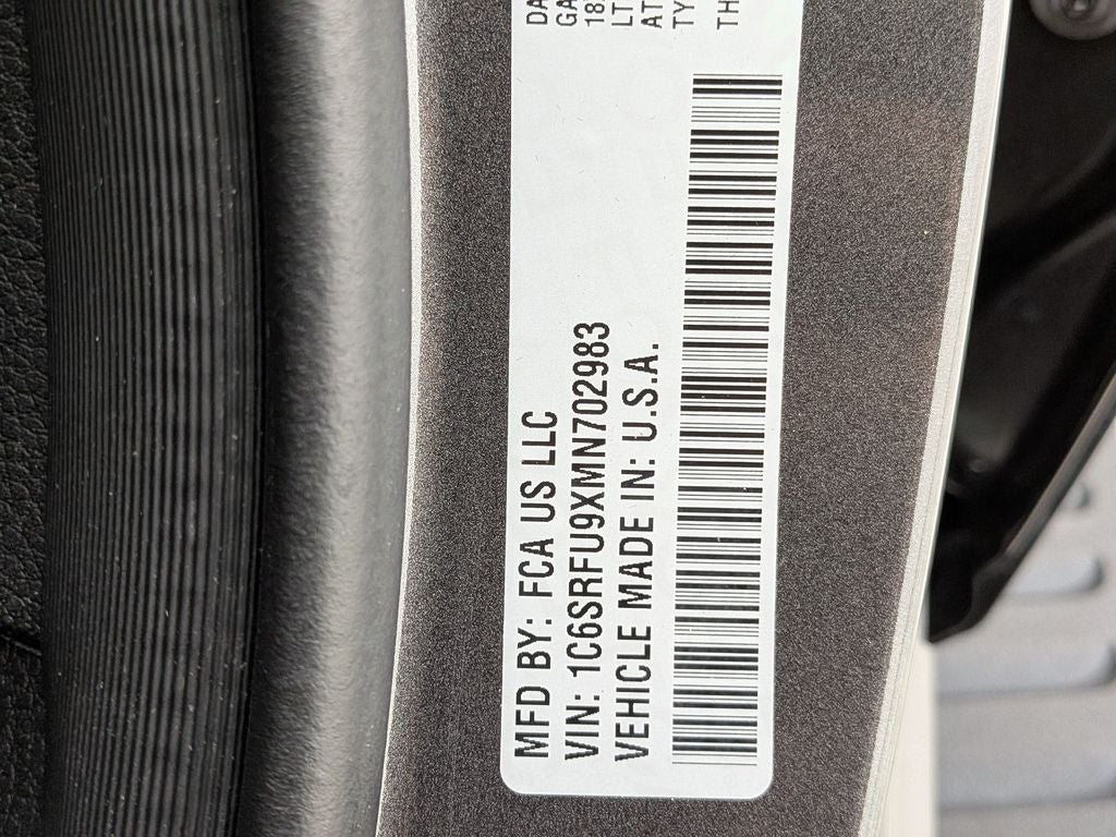 2021 RAM 1500 TRX