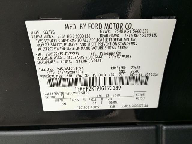 2018 Ford Taurus SHO