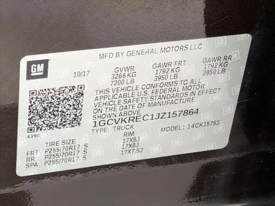 2018 Chevrolet Silverado LT LT1