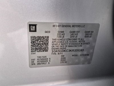 2019 GMC Yukon SLT Standard Edition