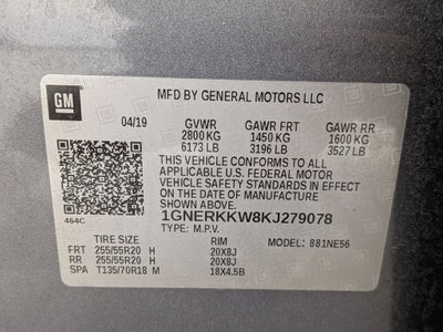 2019 Chevrolet Traverse Premier