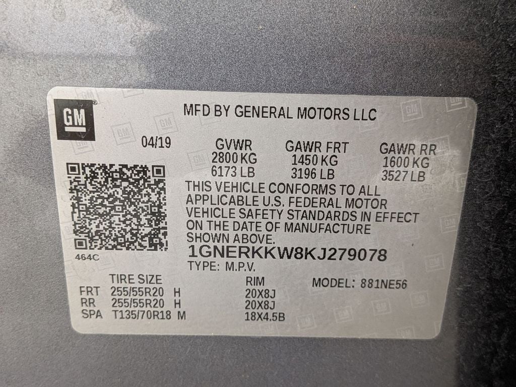 2019 Chevrolet Traverse Premier