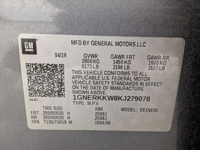 2019 Chevrolet Traverse Premier