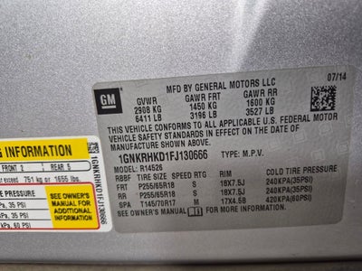 2015 Chevrolet Traverse 2LT 2LT