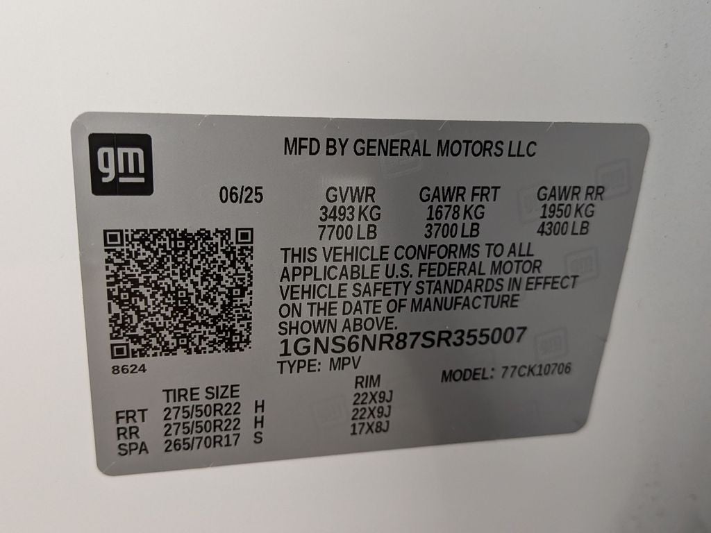 2025 Chevrolet Tahoe LT DURAMAX 3.0L TURBO-DIESEL