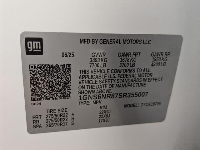 2025 Chevrolet Tahoe LT DURAMAX 3.0L TURBO-DIESEL