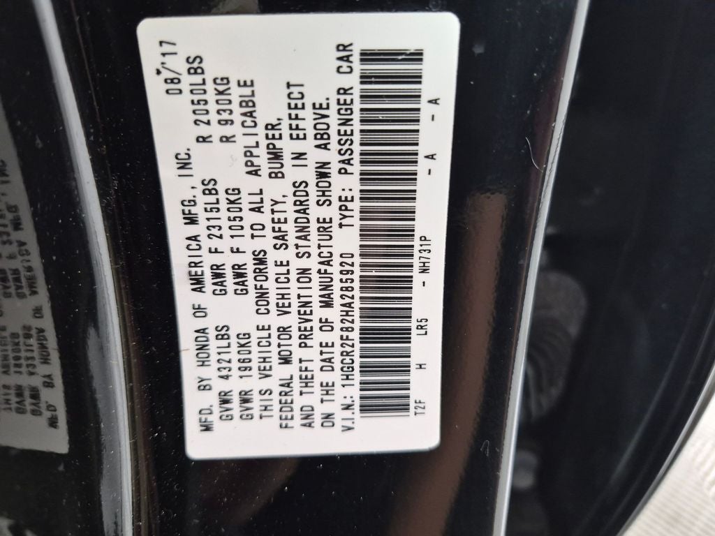 2017 Honda Accord EX-L