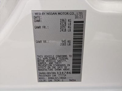 2024 Nissan Altima 2.5 S