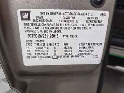 2003 GMC Sierra SLE
