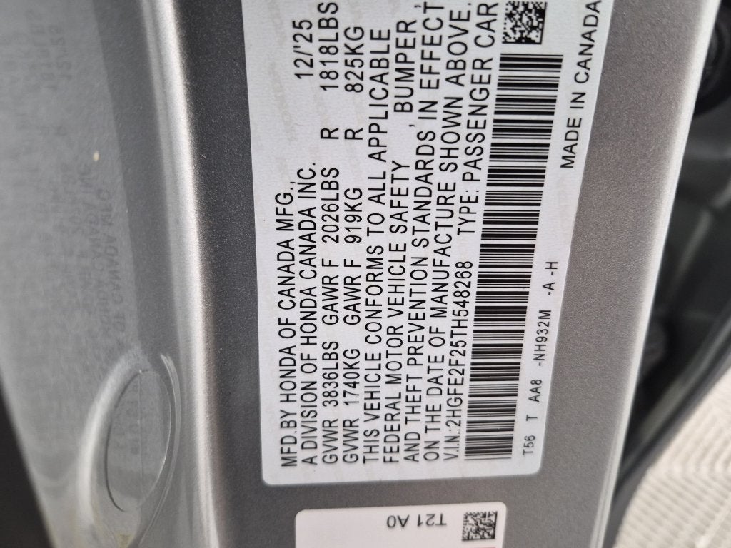 2026 Honda Civic LX