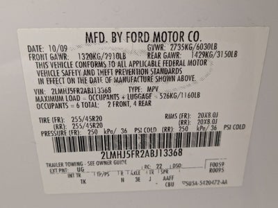 2010 Lincoln MKT Base