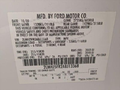 2010 Lincoln MKT Base
