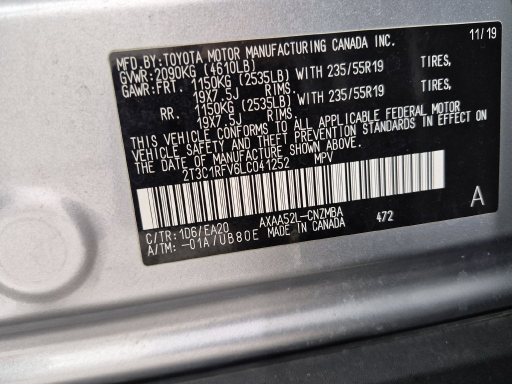 2020 Toyota RAV4 XLE Premium