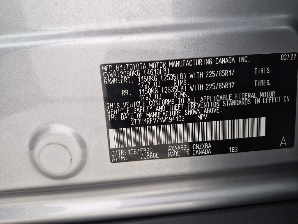 2022 Toyota RAV4 LE