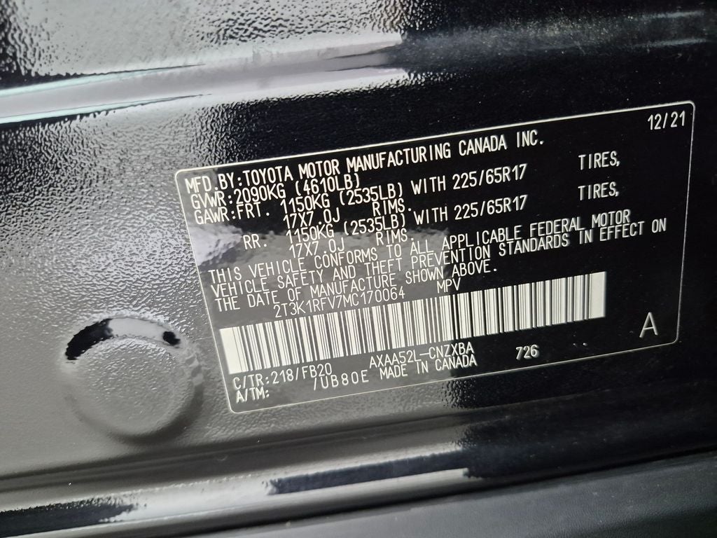 2021 Toyota RAV4 LE