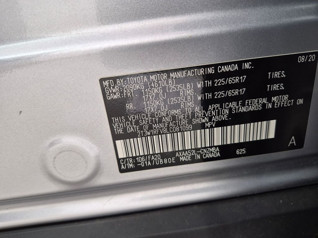 2020 Toyota RAV4 XLE
