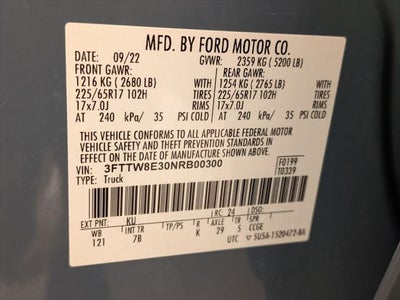 2022 Ford Maverick XLT