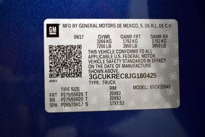 2018 Chevrolet Silverado LT LT1