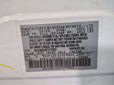 2023 Nissan Sentra SV
