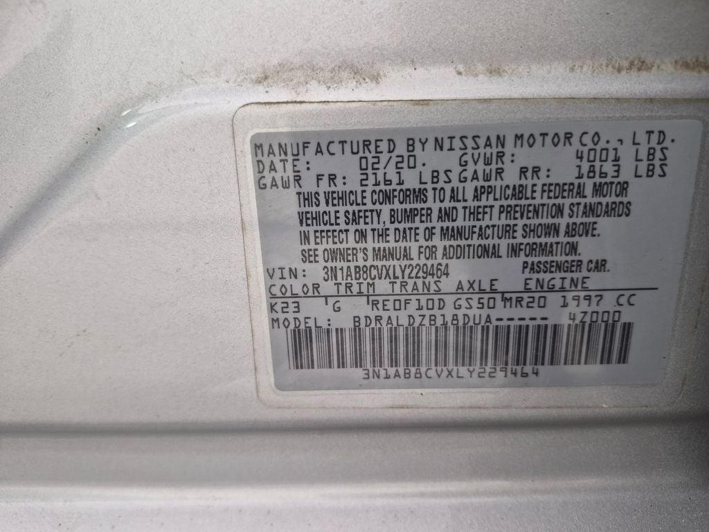 2020 Nissan Sentra SV