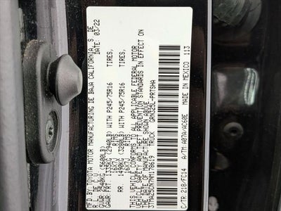 2022 Toyota TACOMA SR5 SR5 V6