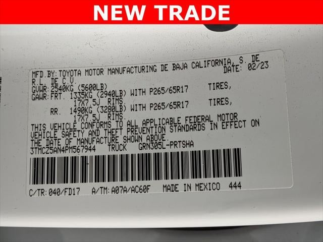 2023 Toyota TACOMA TRD SPORT TRD Sport V6