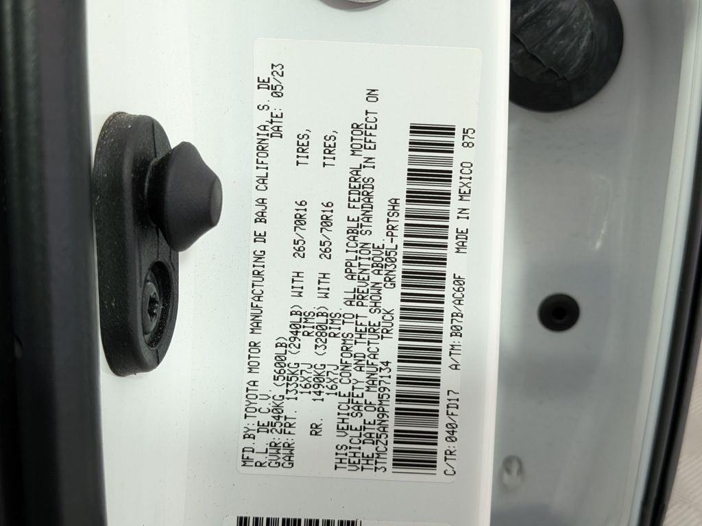 2023 Toyota TACOMA TRD OFFRD TRD Off-Road V6