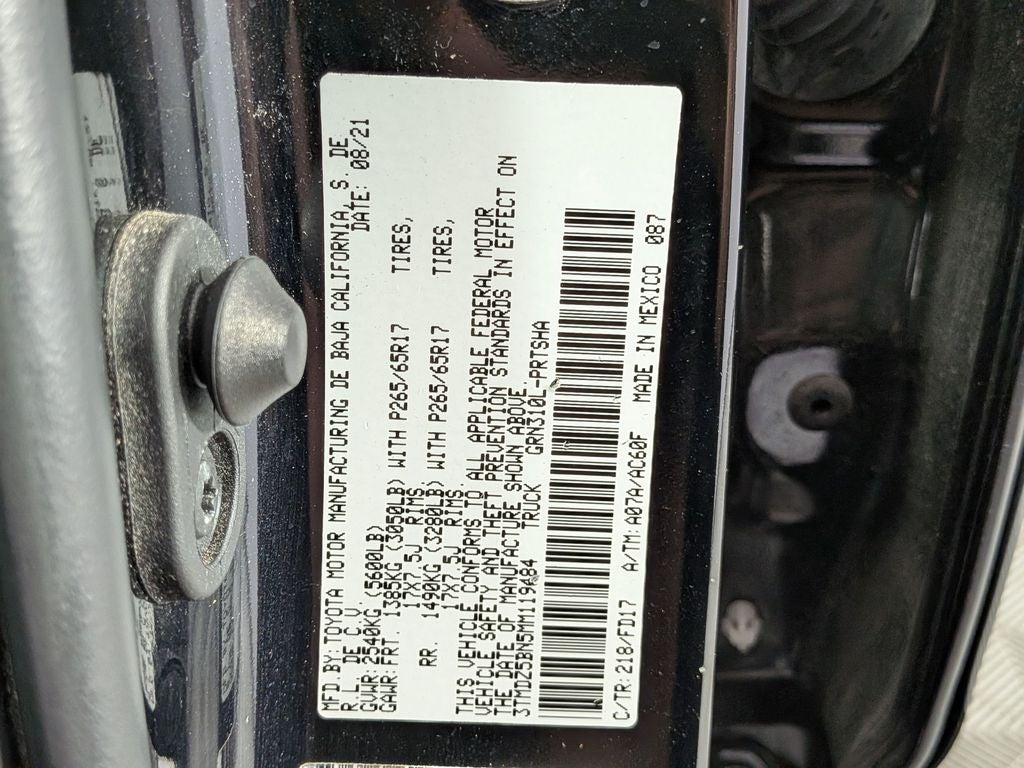 2021 Toyota TACOMA TRD SPORT TRD Sport V6