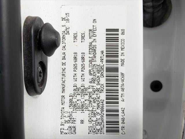 2016 Toyota Tacoma Limited V6