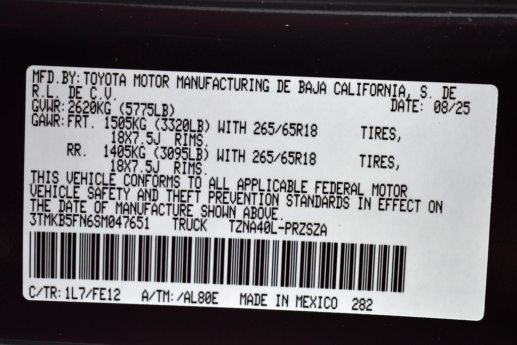 2025 Toyota Tacoma TRD Sport