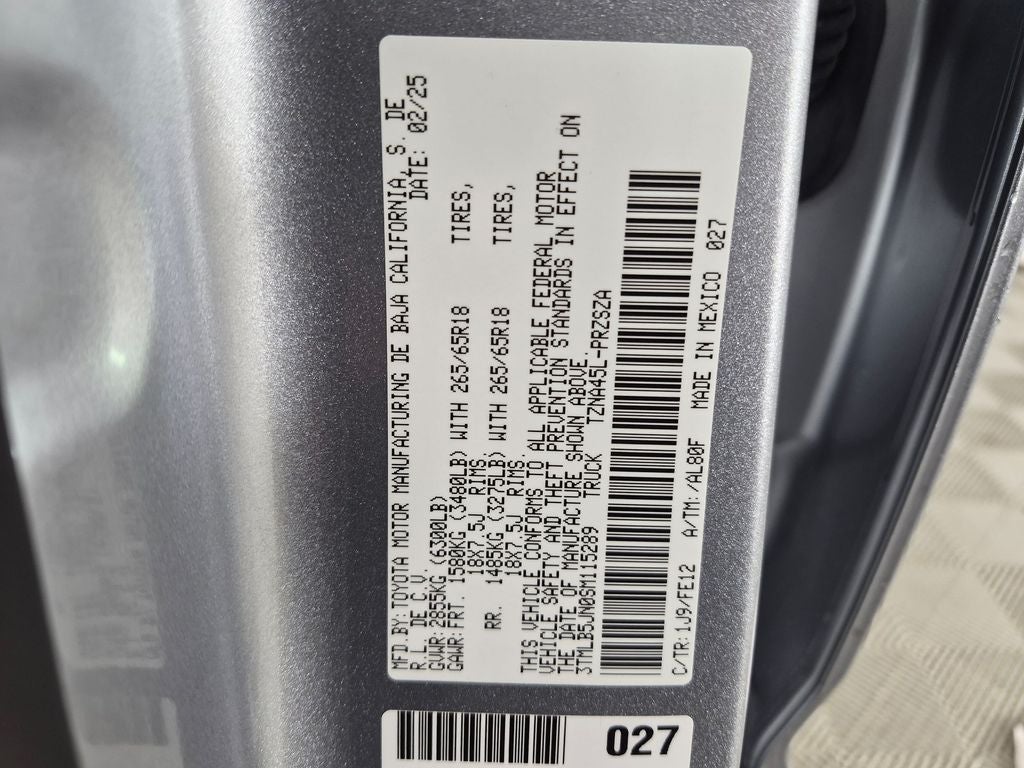 2025 Toyota Tacoma TRD Sport