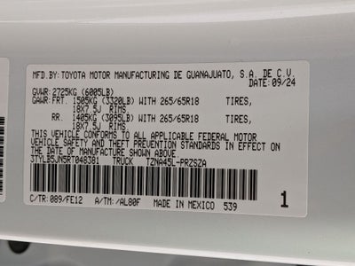 2024 Toyota TACOMA TRD SPORT TRD Sport