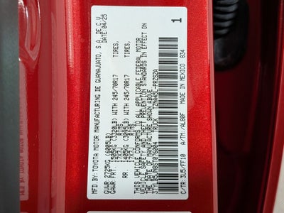 2025 Toyota Tacoma SR5