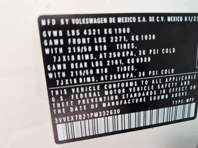 2023 Volkswagen Taos 1.5T SE