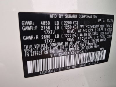 2025 Subaru Outback Premium