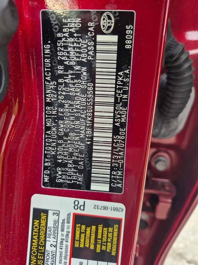 2016 Toyota Camry XSE