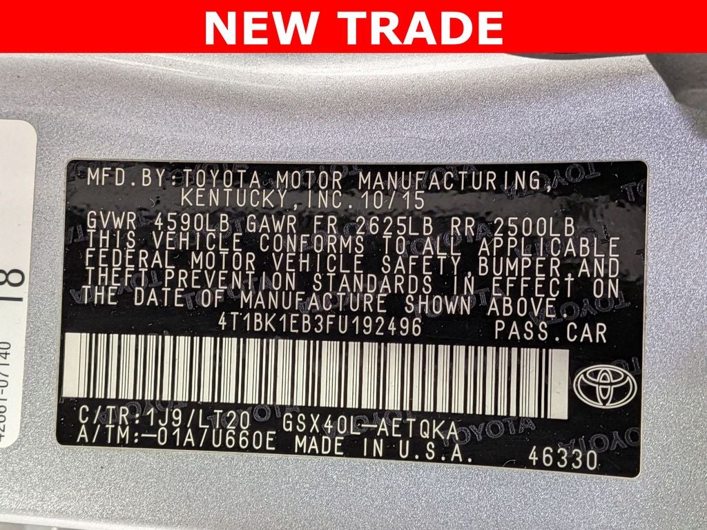 2015 Toyota Avalon XLE Touring