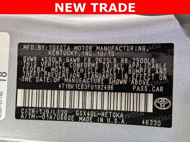 2015 Toyota AVALON XLE Touring