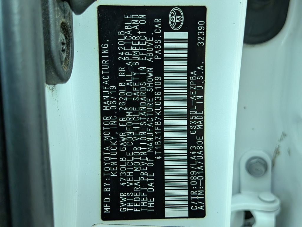 2019 Toyota Avalon Limited