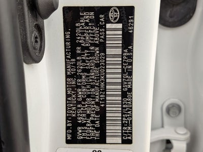 2019 Toyota CAMRY XSE V6
