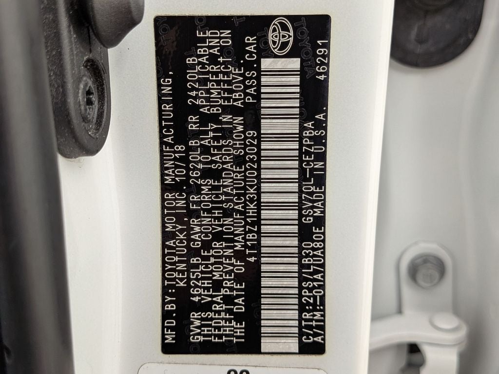 2019 Toyota CAMRY XSE V6