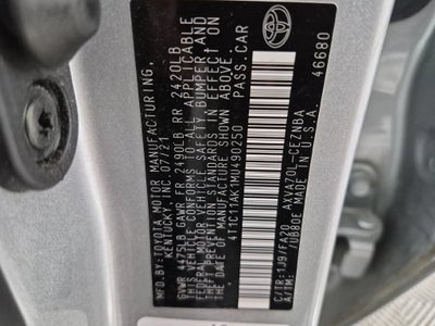 2021 Toyota Camry LE
