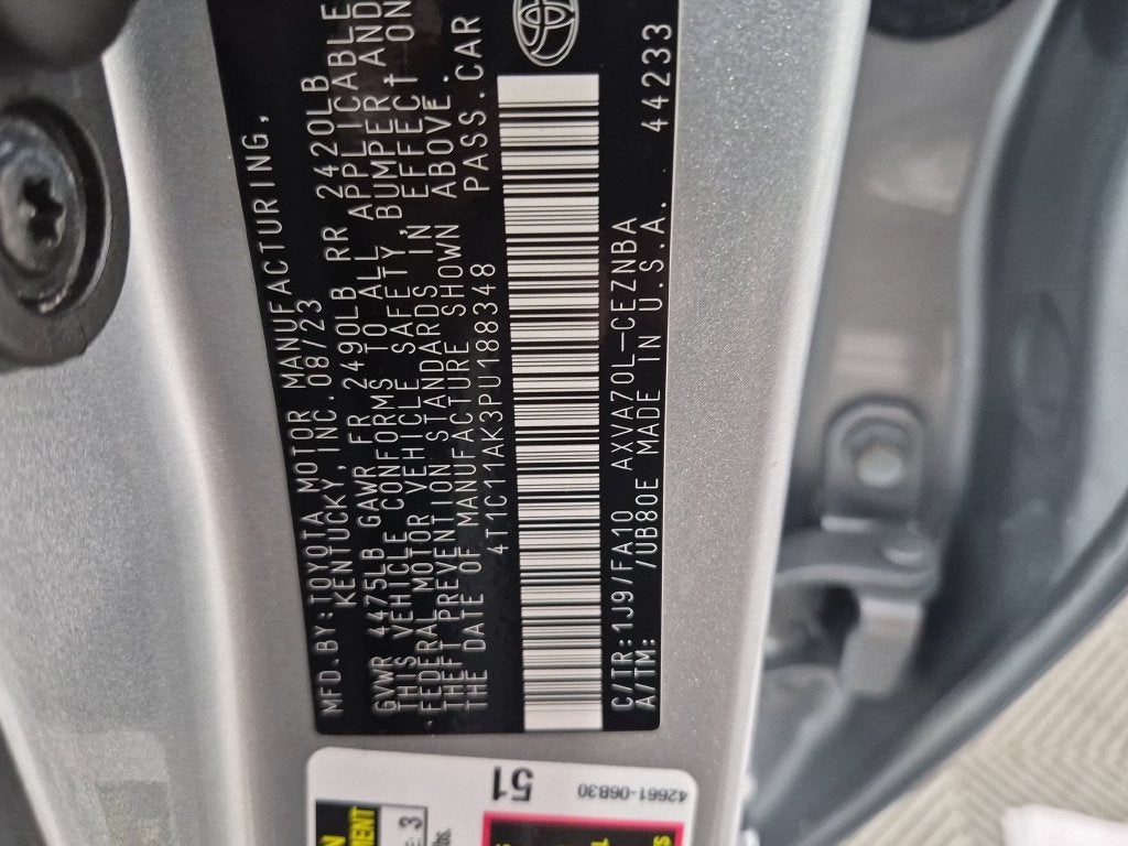 2023 Toyota Camry LE