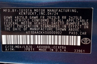 2025 Toyota Camry XSE