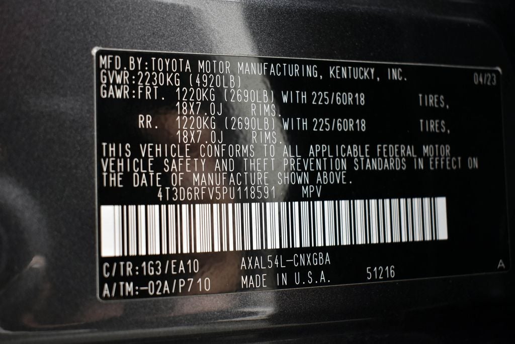 2023 Toyota RAV4 Hybrid Limited Limited Advanc Tech Pkg: