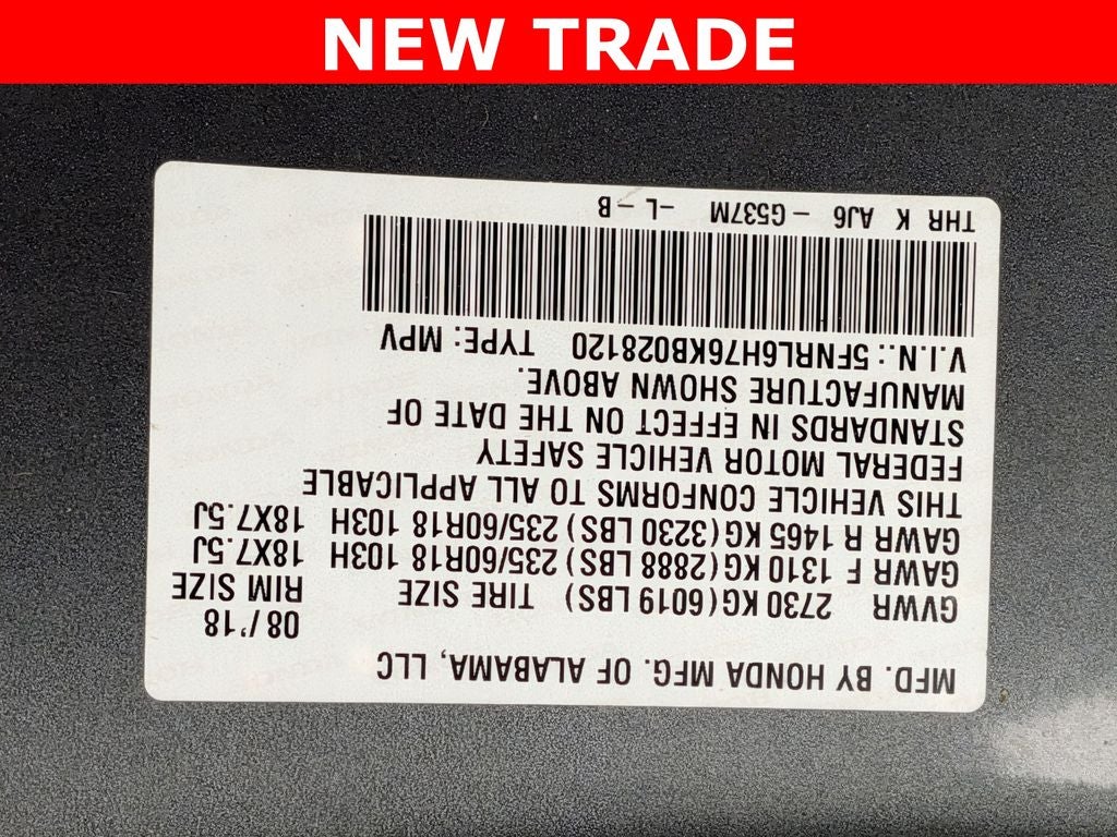 2019 Honda Odyssey EX-L