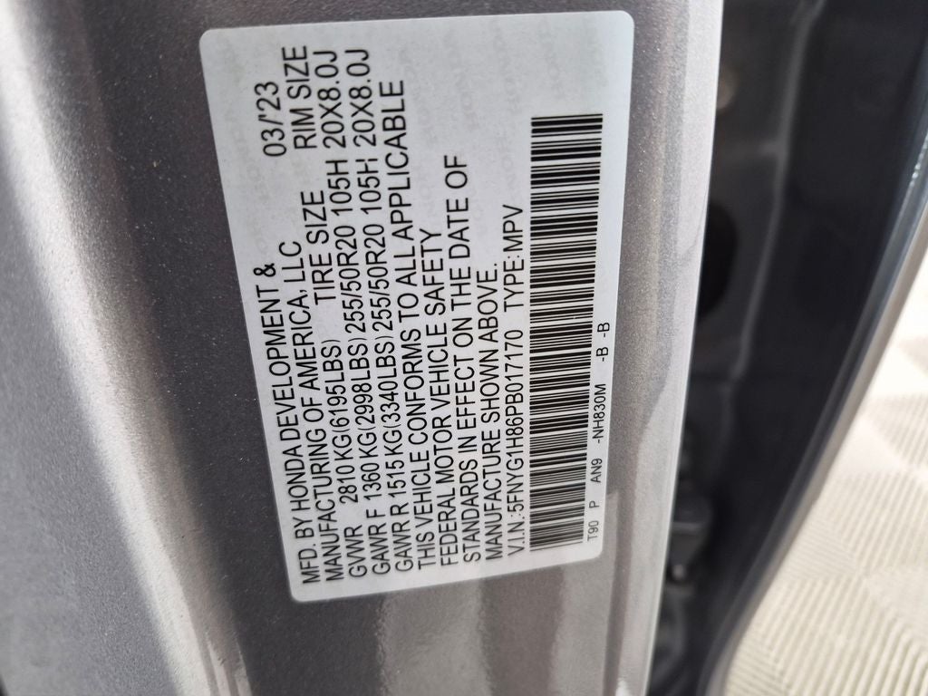 2023 Honda Pilot Elite