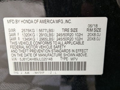 2018 Acura MDX 3.5L SH-AWD w/Advance Package