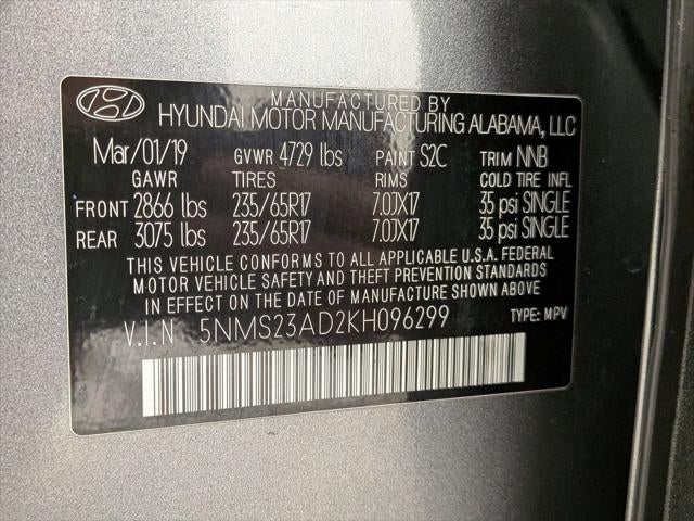 2019 Hyundai Santa Fe SE